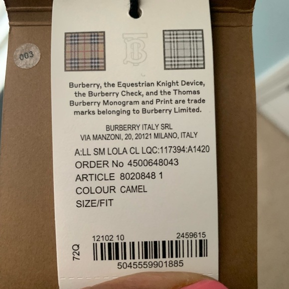 Burberry Small Lola TB Soft Crossbody Bag - Picture 15 of 16